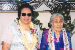 Emoni T Tesese and her mother, Avaganofoa Puni Tesese